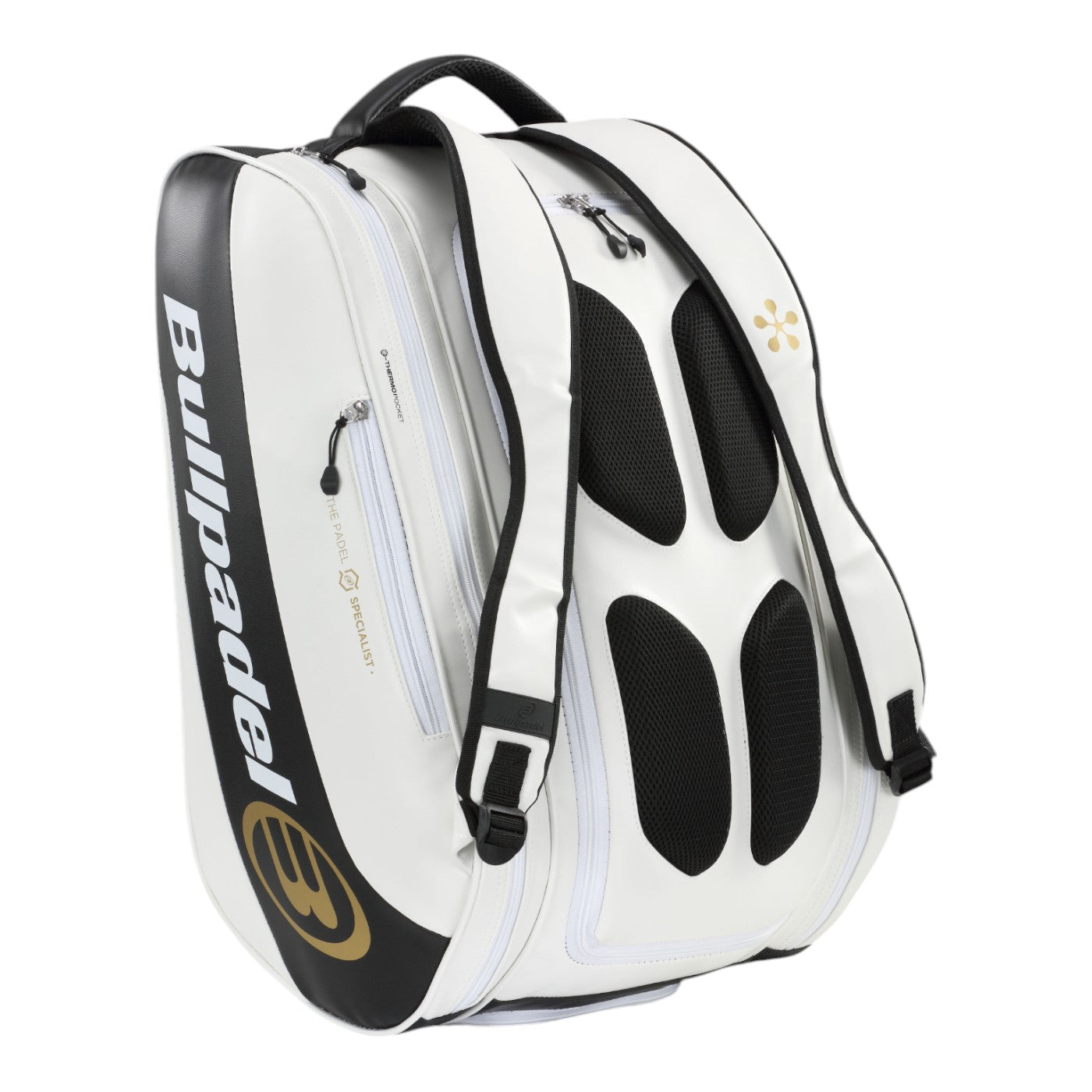 RACKET BAG BULLPADEL VERTEX PREMIER WHITE
